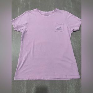 Purple Vineyard Vines Pocket T-Shirt